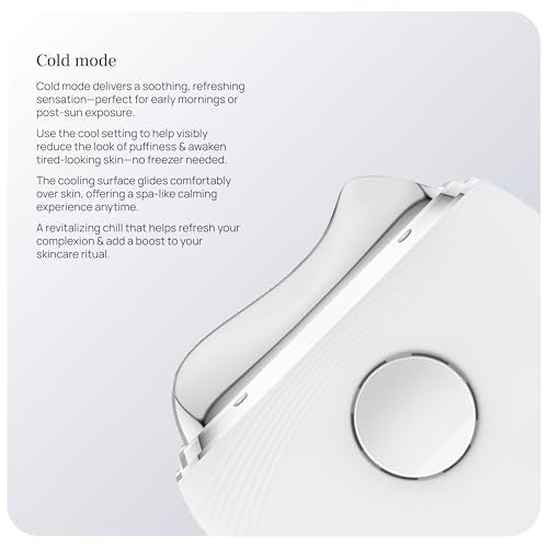 PUREANCE Hot & Cold Red Light Therapy Facial Massager Tool