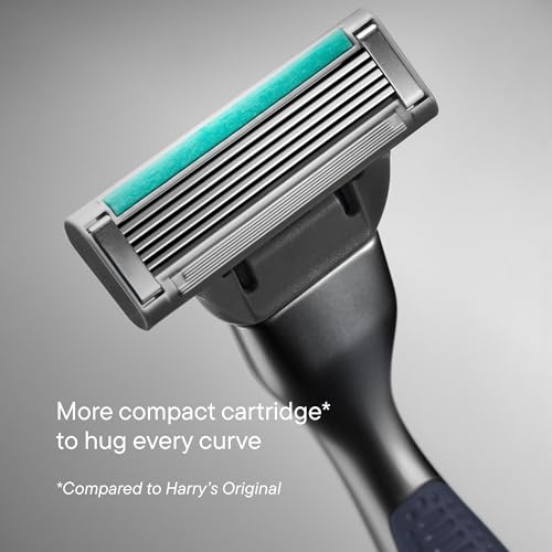 Harry's Plus Razor Refills - 10 Razor Blade Cartridges, Compact Cartridge Design for Precise Control, Shaving Kit for Men Only Compatible with Harry's Plus Handles