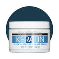 Advanced Clinicals Keratin Hair Mask 12 Fl Oz for Color-Treated Hair - Fortifying Detoxic Keratin Conditioner with Shea