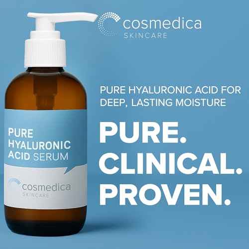 Hyaluronic Acid Serum for Skin 100% Pure-Anti-Aging Serum - Intense Hydration + Moisture, Non-greasy, Paraben-free Hyaluronic Acid for Your Face 8 oz
