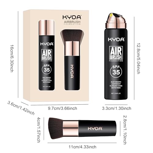 SPF 35 Airbrush Foundation Spray – Flawless Nude Makeup
