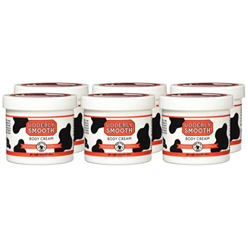 Udderly Smooth Body Cream Skin Moisturizer, 6 Count