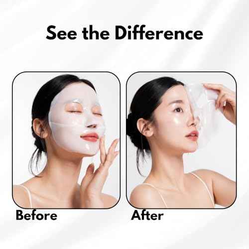 Hydrogel Collagen Korean Face Mask 5+5 EA Luxury Skin Care (AntiWrinkle, Vegan Mucin) (Variety 10)