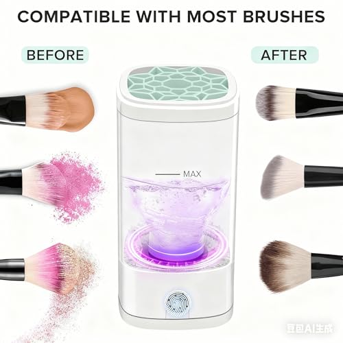 Electric Makeup Brush Cleaner - USB Automatic Spin