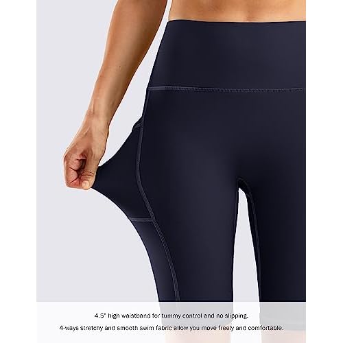 G Gradual Women's 9" High Waisted Swim Board Shorts Tummy Control Swimsuit Bottoms for Women with Liner Pockets