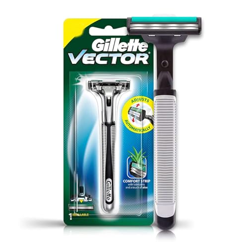 Red Gillette Vector Plus Razor Blade