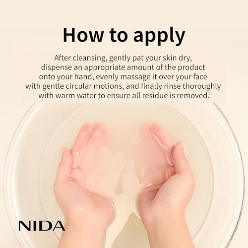 NIDA White Rice Whitehead Exfoliating Serum | 1.69 fl.oz., 50ml | Daily Soft Exfoliating Face Scrub Dead Skin Cells Remover for All Skin Types korean skin care