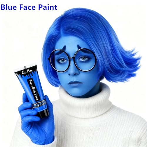 Go Ho Royal Blue Face Paint - Water Based Washable