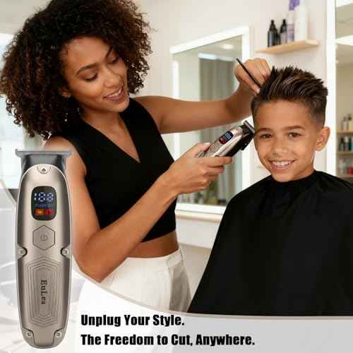 Multifunctional Hair Clipper with LED Screen, Cordless Rechargeable Beard Trimmer, Body Groomer with 10 Accessories for Men Women Home Travel Use