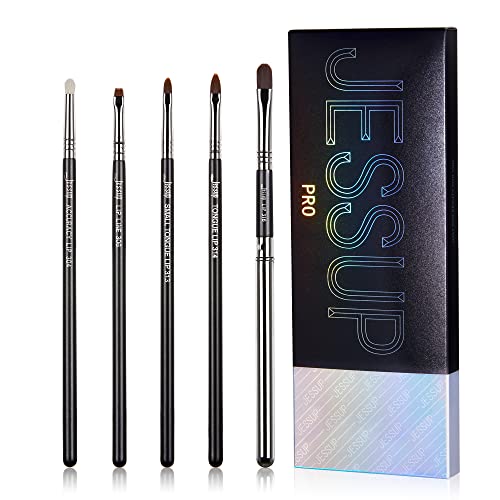 Jessup Professional Makeup Brushes: Eyeliner T324, Lip T325, Eyebrow T326 Brush Set