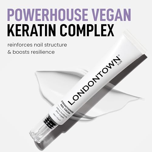 LONDONTOWN Nourishing Nail & Cuticle Cream - Vegan Keratin & Vitamin B5