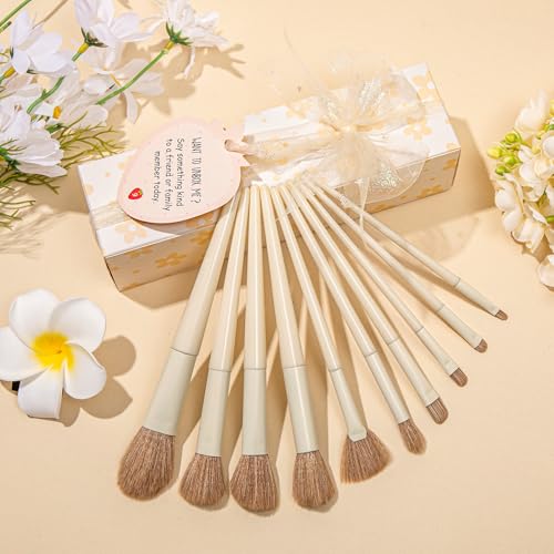 Christmas Gifts for Tween & Teen Girls, 11PCS Birthday Gifts Basket Teen Girls Trendy Stuff with Empowering Tasks Make up Brushes & Bag, Beauty Advent Calendar Wrapped Gifts Box