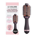 L'ANGE HAIR 75mm Black Titanium 2-in-1 Blow Dryer Brush for Fast Styling