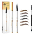 NyxaraJH 4 Claws Liquid Eyebrow Pencil Waterproof 3D Microblading Dark Coffee (2#)