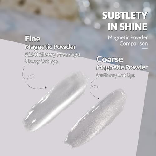 GAOY Glassy Cat Eye Gel Nail Polish - 16ml Reflective UV Polish with Magnet