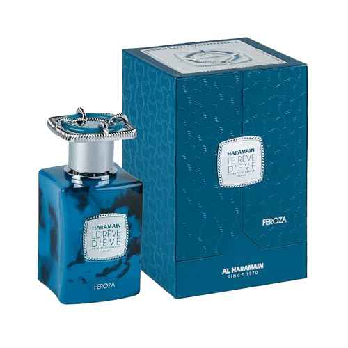 Al Haramain Le Reve D'Eve Feroza - Floral Perfume for Women with Orange Blossom and Vanilla - Elegant Women's Fragrances - 3.33 oz Extrait De Parfum