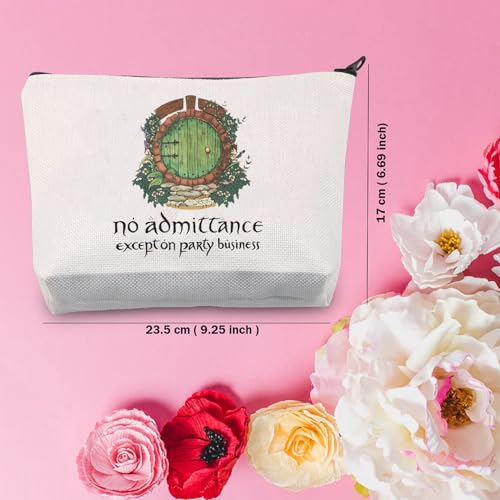 TSOTMO Movie Merchandise Zipper Cosmetic Bag Rings Movie Book Gift For Rings Fans (admittance)