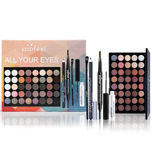 All-in-One Makeup Kit for Beginners | Eyeshadow, Mascara, Brushes