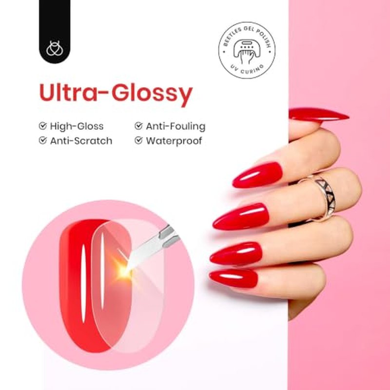 Beetles Blooming Gel Polish Set - UV/LED Soak Off Nail Art, 2x15ml