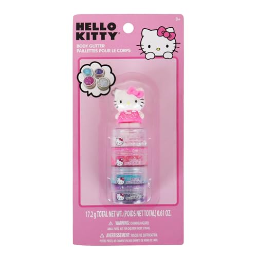 Hello Kitty Body Glitter 4 Pack - Sparkle Makeup Set