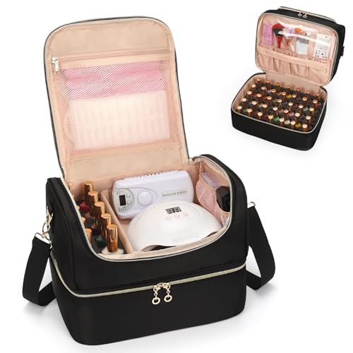 CUBETASTIC Nail Polish Organizer - Holds 45 Bottles