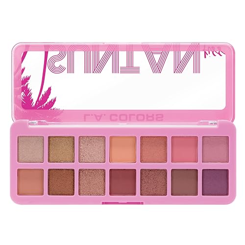 L.A. COLORS 14 Color Eyeshadow Palette - Suntan Kiss