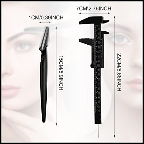 Eyebrow Ruler Kit - 6-Piece Tattoo Positioning & Shaping Tool