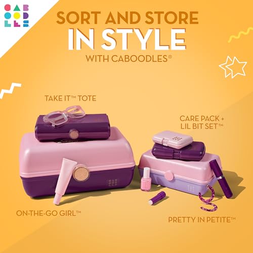 Caboodles Take-It Tote Travel Makeup Case with Mirror