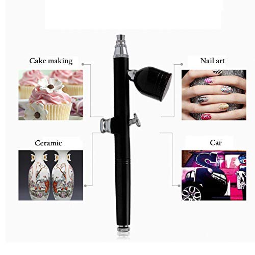 Pinkiou Airbrush Makeup Gun 0.3mm Dual Action Spray Pen