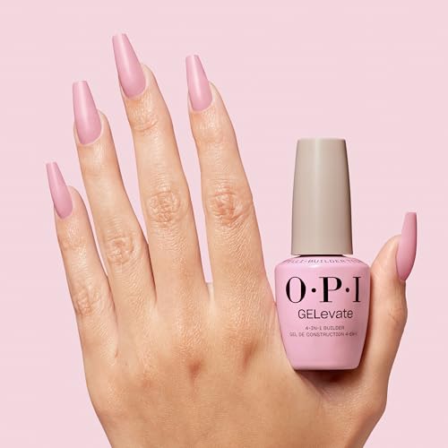 OPI GELevate 4-in-1 Nail Builder Gel | 4get Me Not, Cool Pink Color