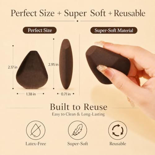 Makeup Sponge 8Pc Set - Pen & Teardrop Beauty Blender