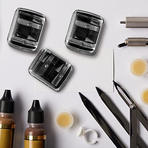 Dual Makeup Pencil Sharpeners - 15 Pack Eyeliner & Lip Liner Sharpeners