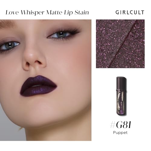 GIRLCULT 4-in-1 Makeup Gift Set for Women, All in One Makeup Kit with Full Face Makeup Palette, 2 Matte Lip Stains and Hand Mirror, Full Makeup Kit with Everything
