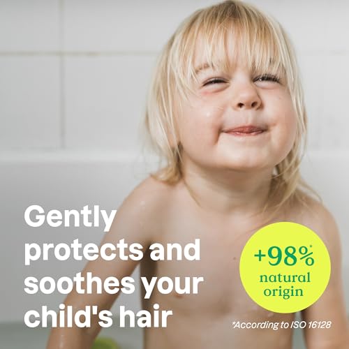 ATTITUDE Hair Conditioner for Kids, Dermatologically Tested Products, Plant- and Mineral-Based Detangler, Vegan, Mango, 8 Fl Oz (Pack of 6)