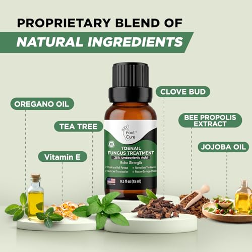 Foot Cure Extra Strength Toenail Fungus Treatment with Tea Tree & Oregano Oil