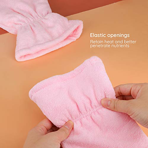 Segbeauty Thermal Paraffin Wax Mitts - Terry Cloth Spa Gloves for Hands