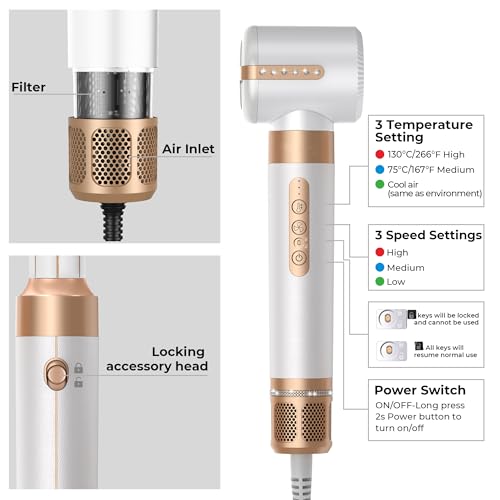 7-in-1 Hair Dryer Brush with Auto Curling & Ionic Technology