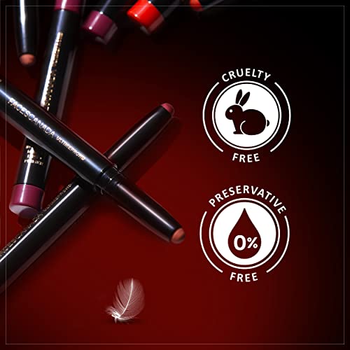 FACESCANADA Matte Lip Crayon - Bloodmoon 20 | Rich Pigment, Smooth Glide & Long Lasting Wear | Built-In Primer for Even Finish | Non-Drying Formula for Daily & Special Looks | 0.05 Oz (1.4g)