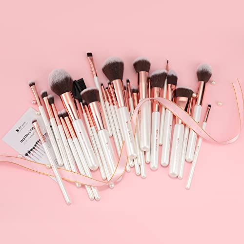 DUcare Makeup Brushes Set Professional 27Pcs+Eyelash Comb