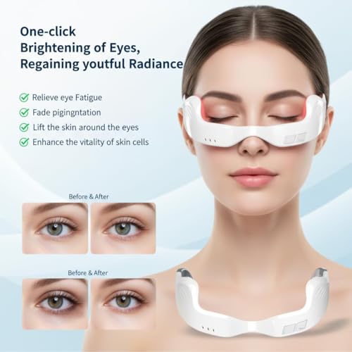 Red Light Therapy Glasses for Dark Circles & Puffiness