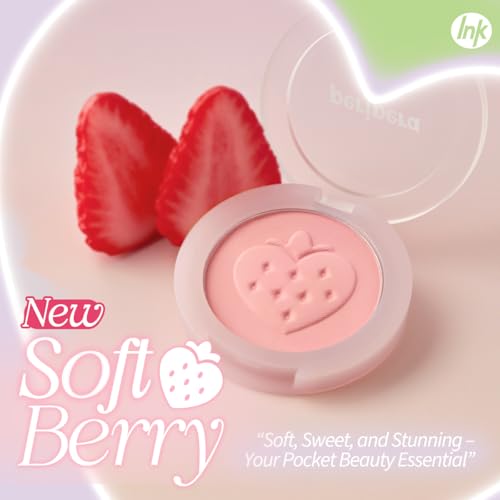 Peripera Pure Blushed Sunshine Cheek Blush - Strawberry Pink Matte