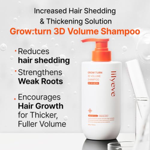 lilyeve GROWTURN 3D Volume Shampoo for Hair Growth & Thickness - 16.23 fl. oz.
