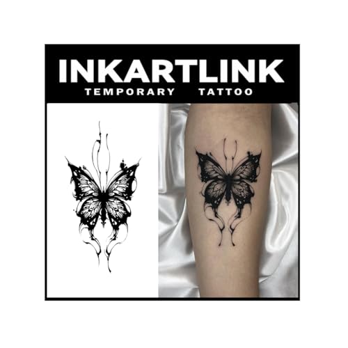 INKARTLINK Semi-Permanent Tattoos - 2 Sheets, Waterproof, Lasts 1-2 Weeks