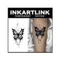 INKARTLINK Semi-Permanent Tattoos - 2 Sheets, Waterproof, Lasts 1-2 Weeks