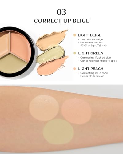 THESAEM Cover Perfection Triple Pot Concealer 03 - Light Skin