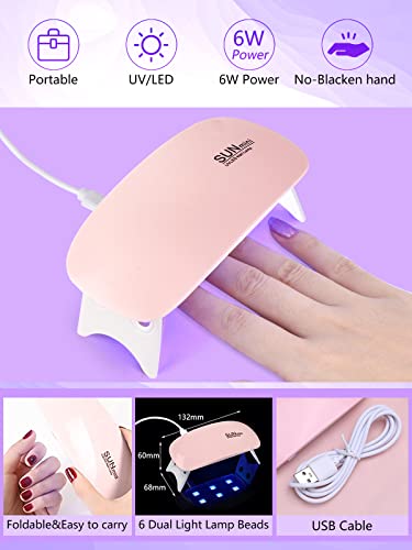 Complete Acrylic Nail Kit with 20000RPM Drill, UV Lamp & Storage Bag