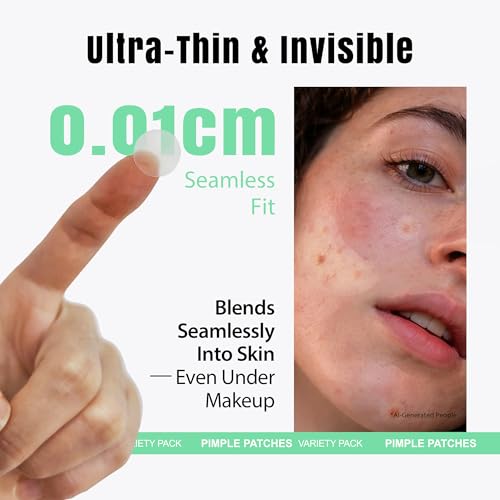 Ourmed Life Pimple Patches, Hydrocolloid Acne Patches 106 Count