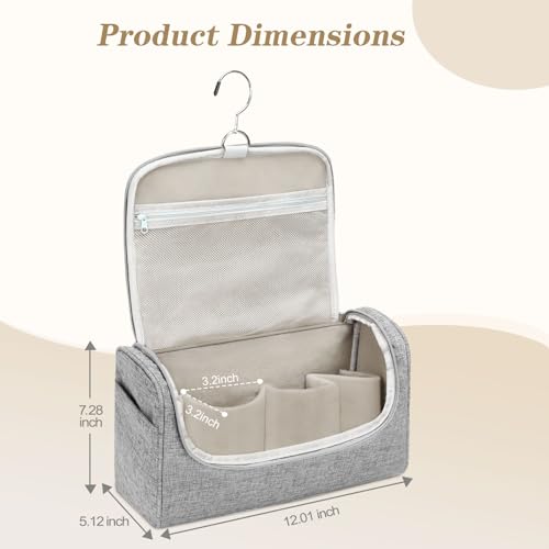 MOSISO Travel Carrying Case Bag Compatible with Dyson Airwrap Styler, Portable Storage Bag Organizer for Airwrap Styler and Attachments, Gray