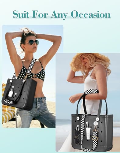 Bogg Bag Strap with Neoprene Handle Wrap & Key Holders