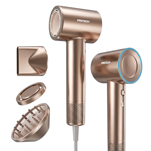 PRITECH Ionic Hair Dryer with Oil Infusion & Diffuser